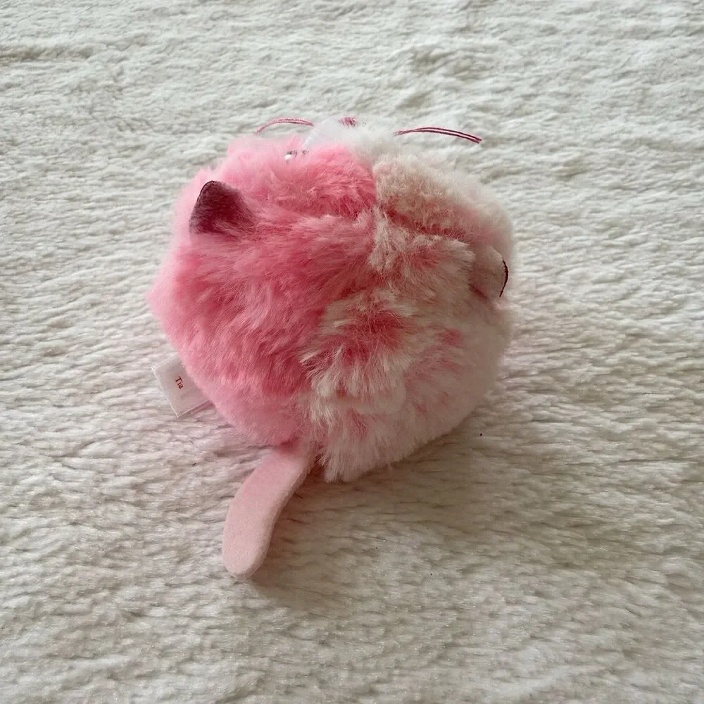 TY Puffies (Beanie Balls) - TIA the Valentines Day Cat 4